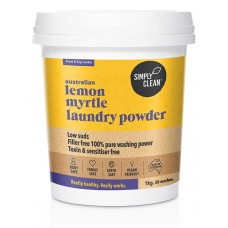 Lemon Myrtle TOP & FRONT Loader Laundry Powder (1kg - 50 washes)